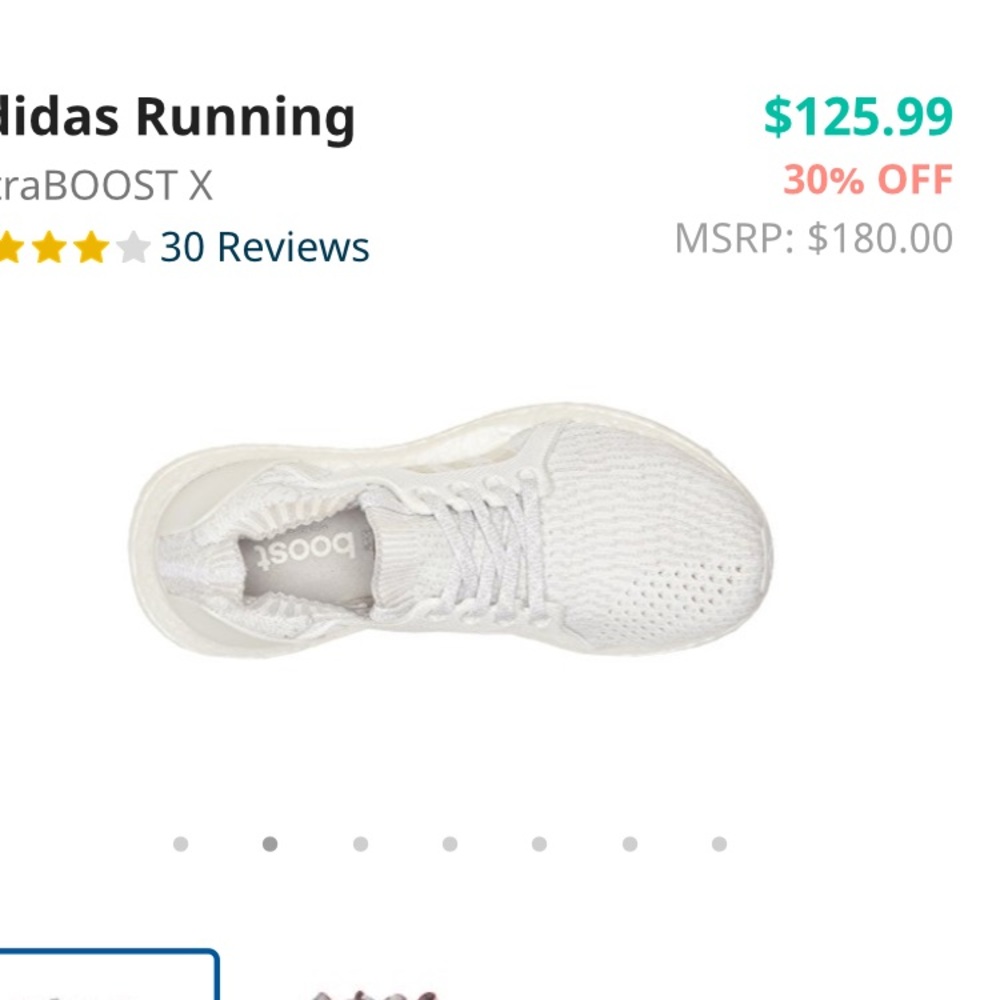 Adidas ultraboost x white